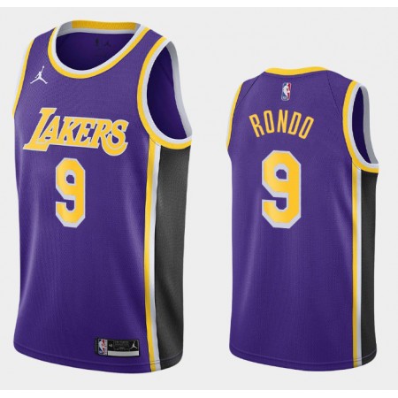Los Angeles Lakers Rajon Rondo 9 Jordan Brand 2020-2021 Statement Edition Miesten Pelipaidat Swingman